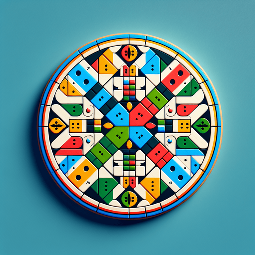 ludo like.
Single Game Texture. In-Game asset. 2d. Blank background. High contrast. No shadows.