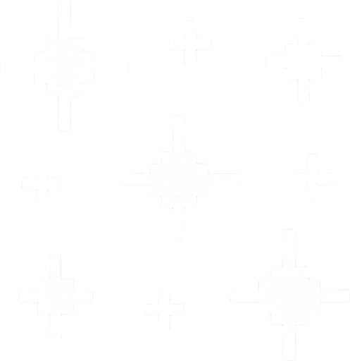 Пиксельные мималистичные звездочки видом сверху белого цвета
In-Game asset.  2d.  High contrast.  No shadows
