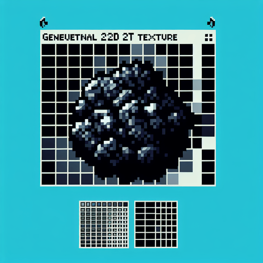 black coal. Single Game Texture. In-Game asset. 2d. Blank background. High contrast. No shadows. pixelated. 8 bit