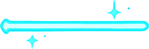 a line that is set to the theme of this game that looks like  lightsabre.
In-Game asset.  2d.  High contrast.  No shadows