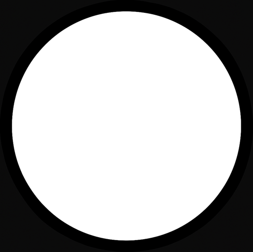 a circle green.
In-Game asset.  2d.  High contrast.  No shadows