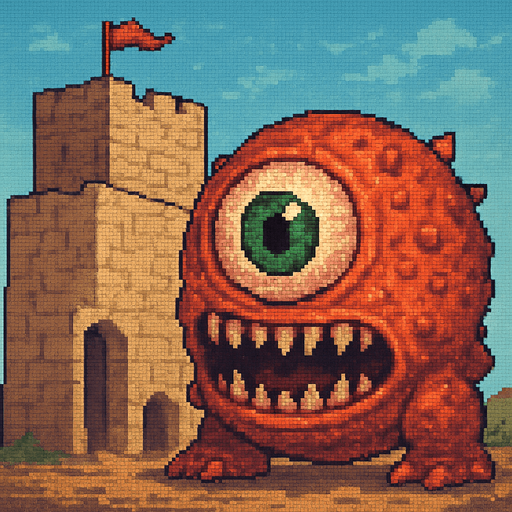 orb monster pixel