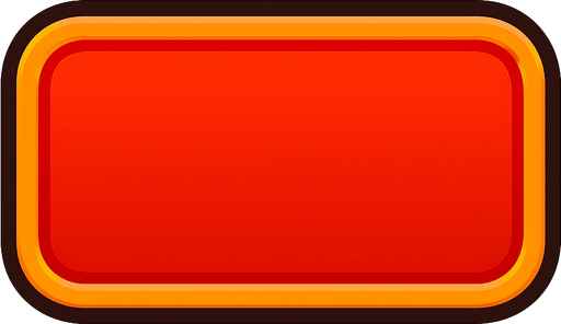 Casino oyunum için buton olarak kullanmalık dikdörtgen (köşeleri yumuşatılmış, edge). Yazısız..
In-Game asset.  2d.  High contrast.  No shadows