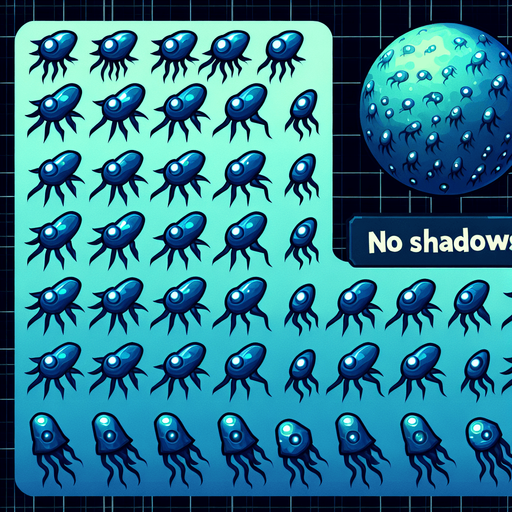 shining plankton.
Single Game Texture.  In-Game asset.  2d.  Blank background.  High contrast.  No shadows