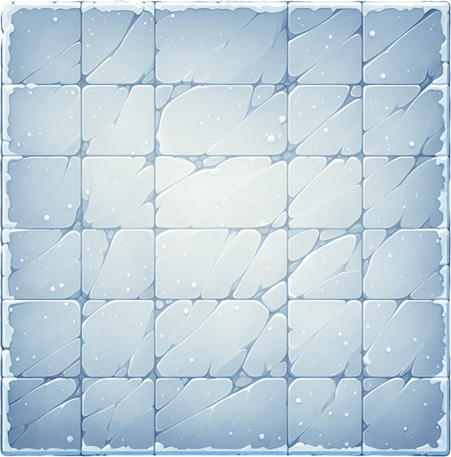 ice floor texture tile top down view
Single Game Texture. In-Game asset. 2d. Blank background. High contrast. No shadows.