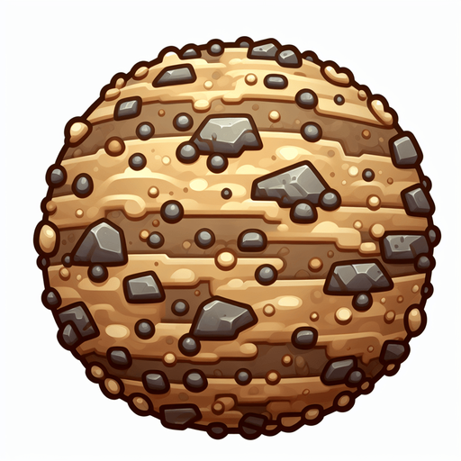 Mud ground.
Single Game Texture.  In-Game asset.  2d.  Blank background.  High contrast.  No shadows