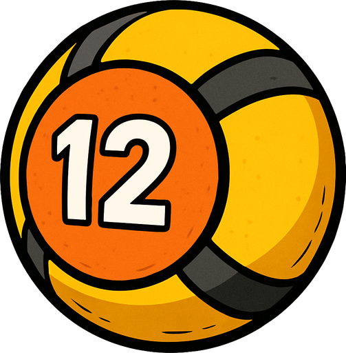 medicine ball.
In-Game asset.  2d.  High contrast.  No shadows