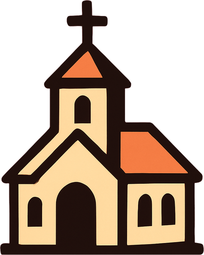 Church.
In-Game asset.  2d.  High contrast.  No shadows