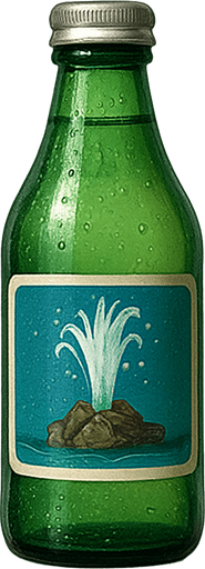 Maden suyu - Gerçekçi - Yazısız.
In-Game asset.  2d.  High contrast.  No shadows