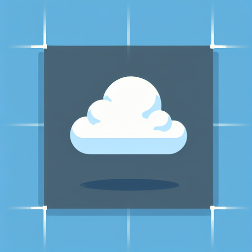 A fluffy white cloud.
Single Game Texture. In-Game asset. 2d. Blank background. High contrast. No shadows.