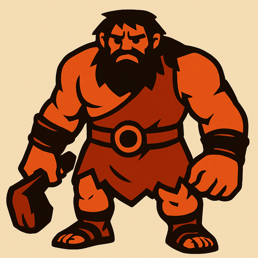 giant.
In-Game asset.  2d.  High contrast.  No shadows