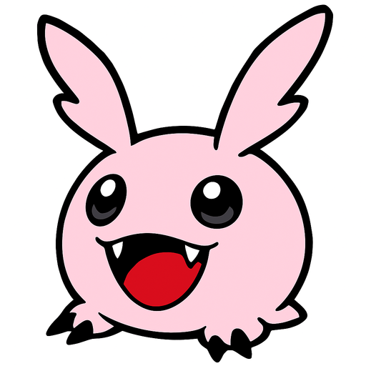 Tokomon.
In-Game asset.  2d.  High contrast.  No shadows