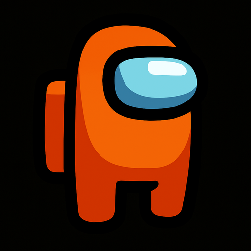 Among US.
In-Game asset.  2d.  High contrast.  No shadows