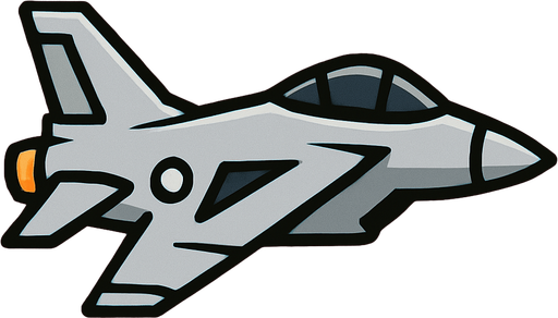 beyz savaş uçağı 2d.
In-Game asset.  2d.  High contrast.  No shadows