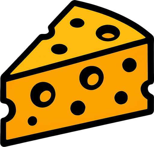 Chese.
In-Game asset.  2d.  High contrast.  No shadows