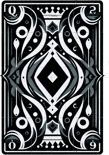 Black queen.
Single Game Texture.  In-Game asset.  2d.  Blank background.  High contrast.  No shadows