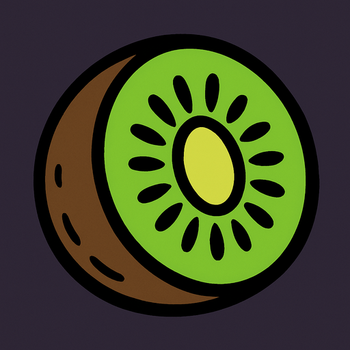 kiwi.
In-Game asset.  2d.  High contrast.  No shadows