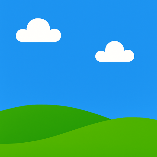 background for a hyper casual game
like the windows background.
In-Game asset.  2d.  High contrast.  No shadows