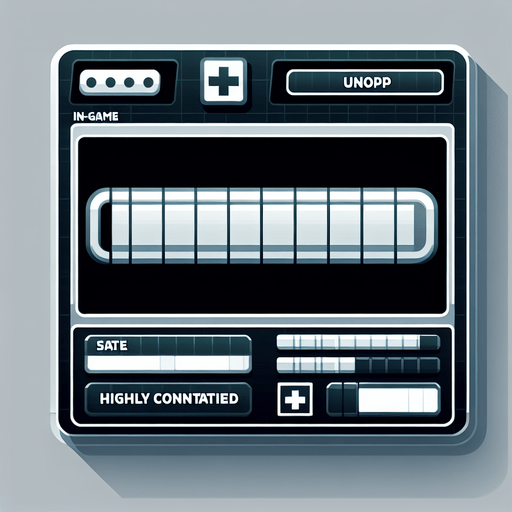 healthbar
Single Game Texture. In-Game asset. 2d. Blank background. High contrast. No shadows.