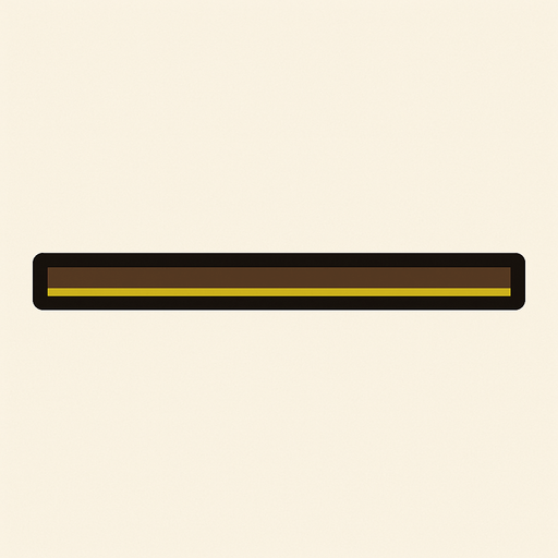 straight line.
In-Game asset.  2d.  High contrast.  No shadows