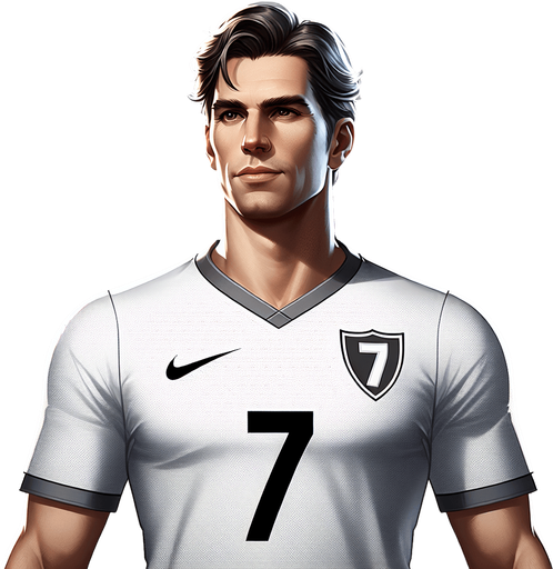 Cr7.
Single Game Texture. In-Game asset. 2d. Blank background. High contrast. No shadows.