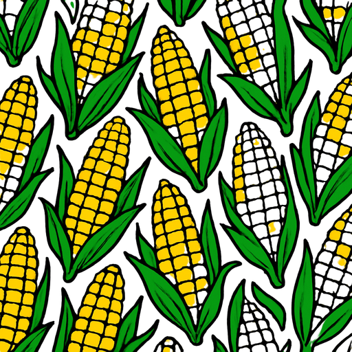 Fond d'écran maïs.
In-Game asset.  2d.  High contrast.  No shadows