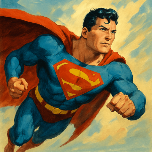 flying superman
