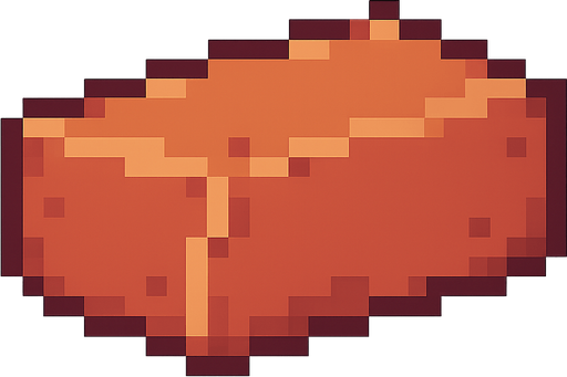 Brick style pixel 1980. No background. Transparent background. Blank background. No shadows. 2d. In-Game asset. flat
