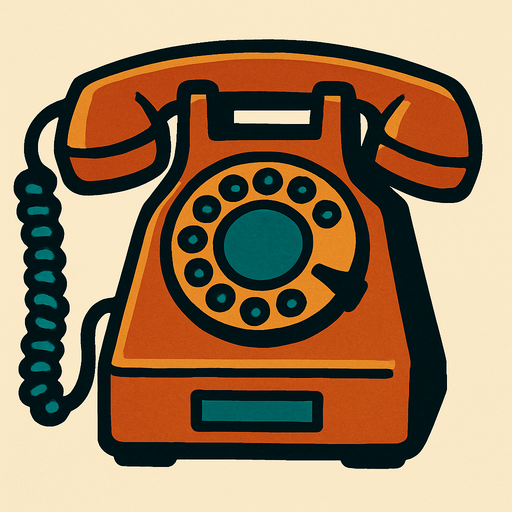old phone.
In-Game asset.  2d.  High contrast.  No shadows