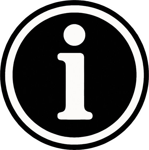 beyaz bir İ buton görseli.
In-Game asset.  2d.  High contrast.  No shadows