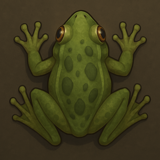 frog top view.
In-Game asset