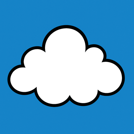 white cloud.
In-Game asset.  2d.  High contrast.  No shadows