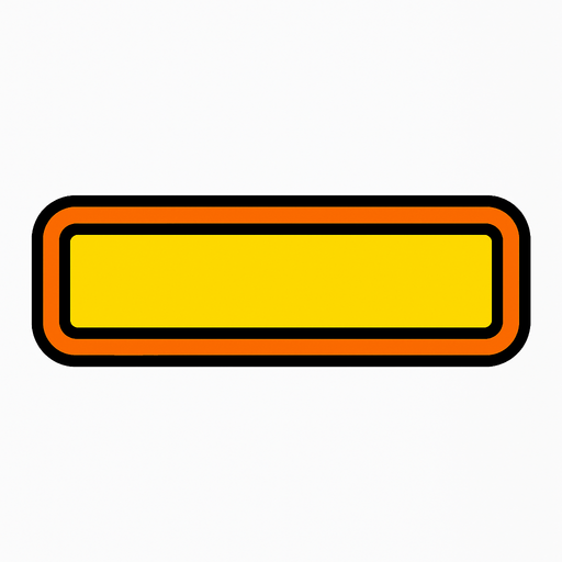 barra llena.
In-Game asset.  2d.  High contrast.  No shadows