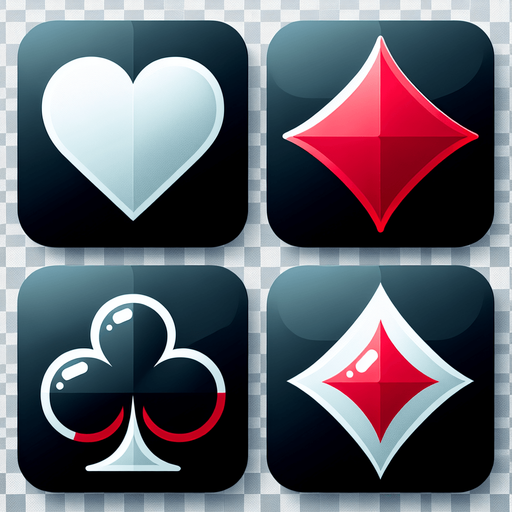 Heart, spade, club, diamond. No background. No shade. Single Game Texture. In-Game asset. 2d. Blank background. High contrast. No shadows..
Single Game Texture. In-Game asset. 2d. Blank background. High contrast. No shadows.