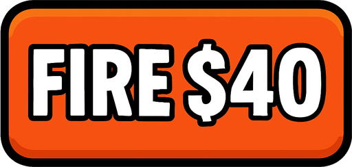 Make button say fire $40