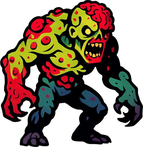 mutant.
In-Game asset.  2d.  High contrast.  No shadows