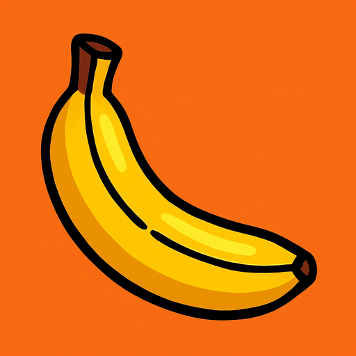 just banana picture..
In-Game asset.  2d.  High contrast.  No shadows