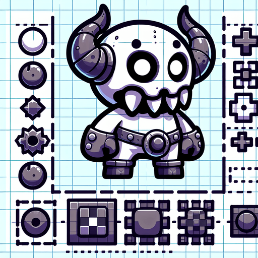 2D Single Monster. In-Game asset. 2d. Blank background. High contrast. No shadows..
Single Game Texture. In-Game asset. 2d. Blank background. High contrast. No shadows.