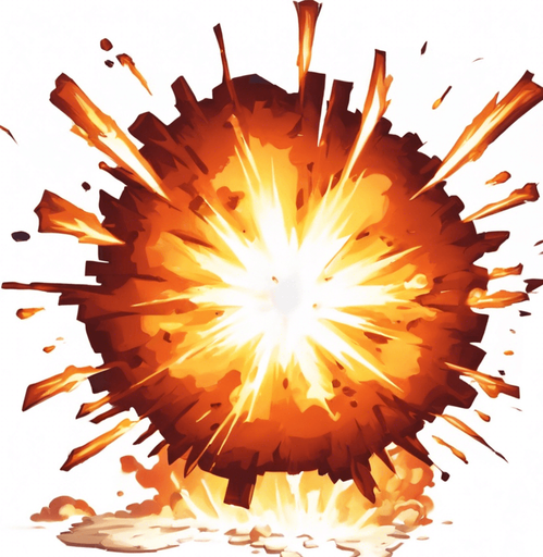 Remove the bottom part that is not coming from the center explosion