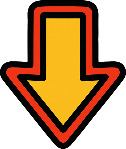 pointer down side.
In-Game asset.  2d.  High contrast.  No shadows