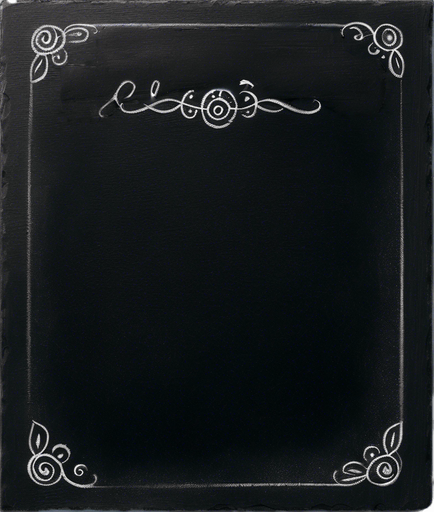 "NOVICE BLEND" handwritten in chalk