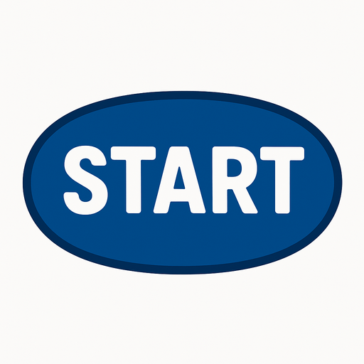 Koyu mavi elips start butonu. In-Game asset. 2d. High contrast. No shadows.
In-Game asset.  2d.  High contrast.  No shadows