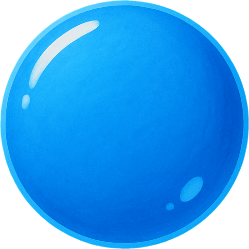 Blue bubble