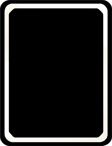black card.
In-Game asset.  2d.  High contrast.  No shadows