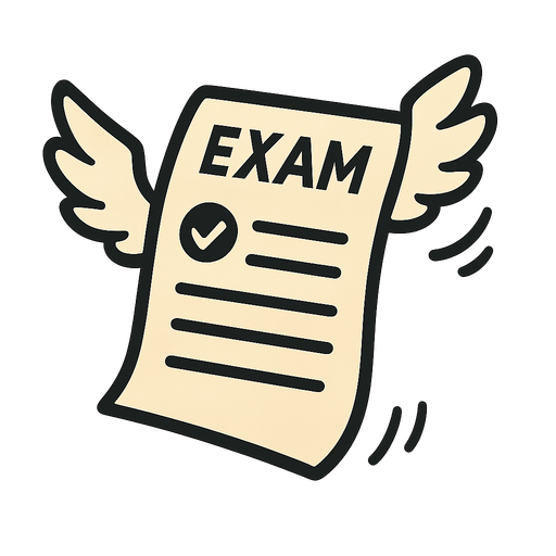 flying exam paper.
In-Game asset.  2d.  High contrast.  No shadows