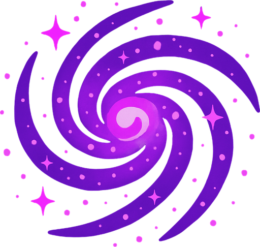 Purple galaxy.
In-Game asset.  2d.  High contrast.  No shadows