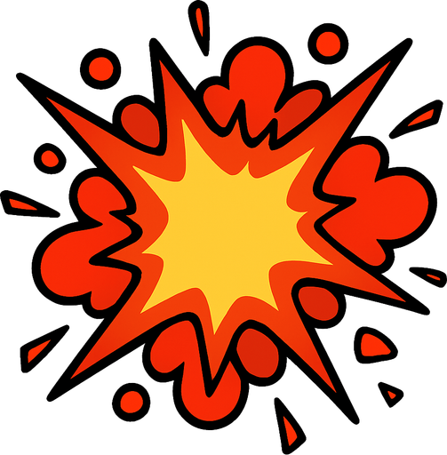 blast.
In-Game asset.  2d.  High contrast.  No shadows