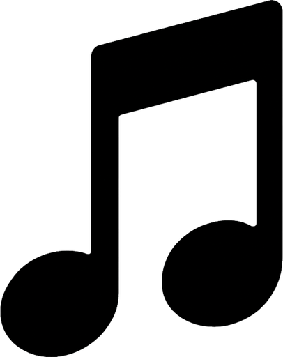Music, icon, yazısız, gerçekçi.
In-Game asset.  High contrast.  No shadows