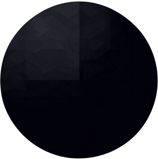 Make the circle completely black on all pixels.