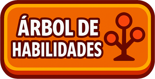 Arbol de habilidades botón.
In-Game asset.  2d.  High contrast.  No shadows